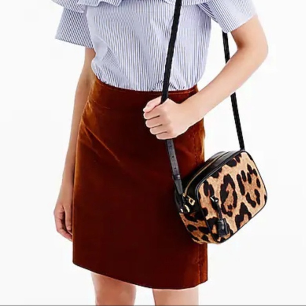 J. Crew Mini skirt in corduroy Brown Size 8 - Picture 2 of 9